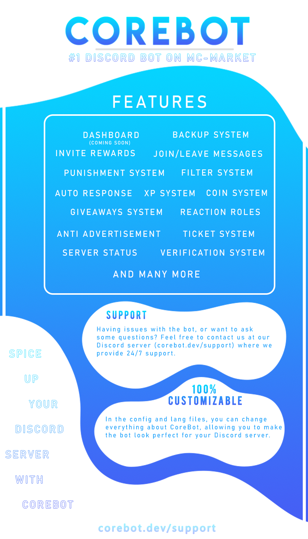 Resource '[10% OFF] COREBOT | #1 Discord Bot with 600+ Features | Eco | Music | Tickets | Giveaways | & More'